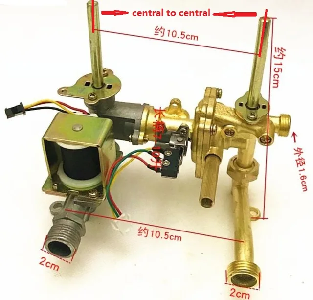 quality 7-10L Gas Water Heater Parts gas and water assembly valve -  AliExpress