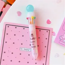 Модная Ручка Маленькая свежая мультяшная красочная ручка Студенческая маркер ручка многофункциональная цветная ручка