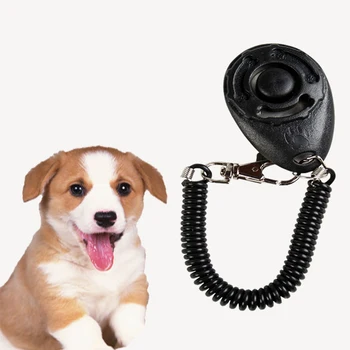 

7 color Effective Portable Dog Clicker With Elastic Wrist Band Comfortable Big Button Loud Sound Pet Training Easy To Use