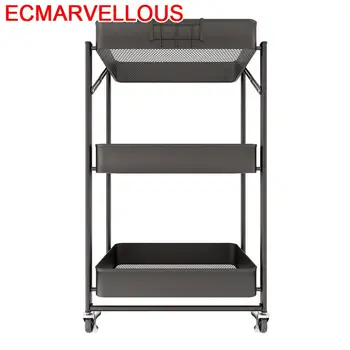 

Kitchen Repisas Mensola Mensole Cuisine Rangement Raf Estanteria Storage Rack Home with Wheels Organizer Trolleys Estantes Shelf