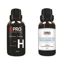 Dpro с уровнем твердости 9H Nano Керамика автомобильное покрытие 30 мл + окна покрытие 20 мл жидкость для автомобильного стекла Краски уход автодетали JP происхождения Dpro с уровнем твердости 9H Nano Керамика автомобильное покрытие 30 мл + окна покрытие 20 мл жидкость для автомобильного стекла Краски уход автодетали JP происхождения