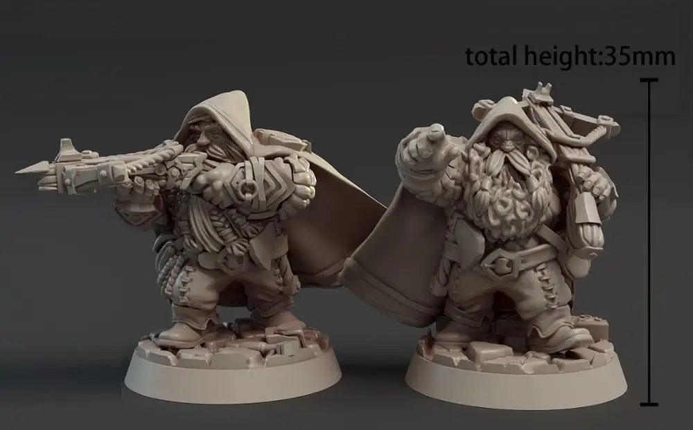 [tusk model]resin figure 32mm scale resin model kits unpainted miniatures D0902T04 (2 figures)