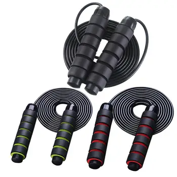

Bold Rubber-coated Steel Wire Skipping Rope Weight-bearing Fitness Skipping Rope For Gym Speed Training Endurance