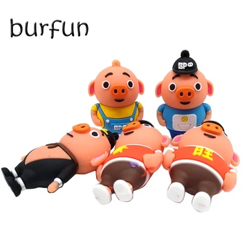 

USB FLASH Pendrive cartoon gift lovely Pen drive 128GB 64GB memory stick usb disk memoria usb free shipping hot sale