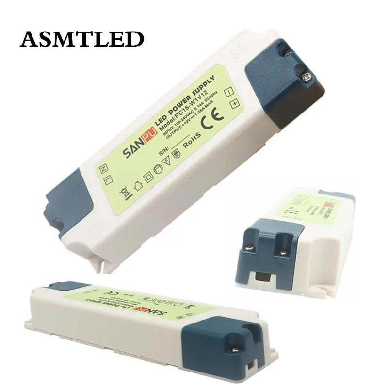 

DC12V 15W 35W 60W Lighting Transformers High Quality LED Driver DC24V 15W 35W 60W Adapter Power Supply For LED Strip