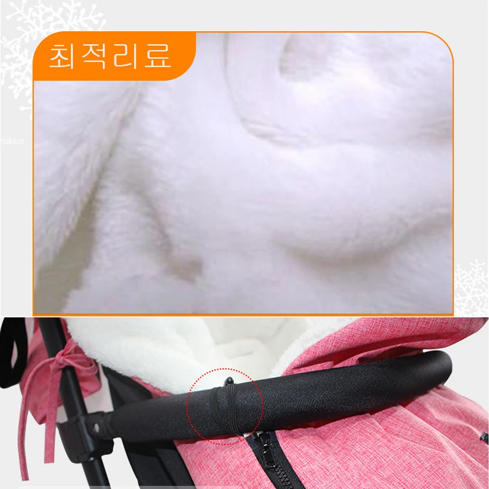 Детская коляска, спальный мешок, конверт, зимняя, льняная, ветрозащитная, теплая, флисовая, Slaapzak, для новорожденных, для путешествий, пеленка, спальный мешок