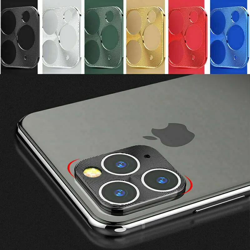 Для iPhone 11Pro Max полное покрытие металлическая защитная пленка для объектива камеры тонкая пленка новейшая защитная пленка для экрана телефона тонкая