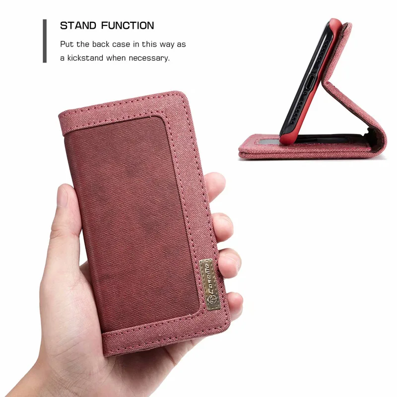 

Denim Leather Flip Case for iPhone 6 6S 7 8 Plus for iPhone X XR XS 11 Pro Max Shockproof Vintage Magnetic Business Style Coque