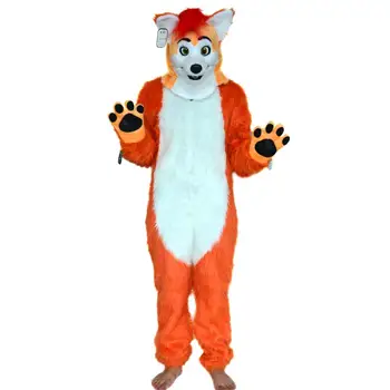 

Carnival Cartoon Anime Plush Suit Clothing Male and Female Adult 1.7m Performance Stage Props with Mouth Mask