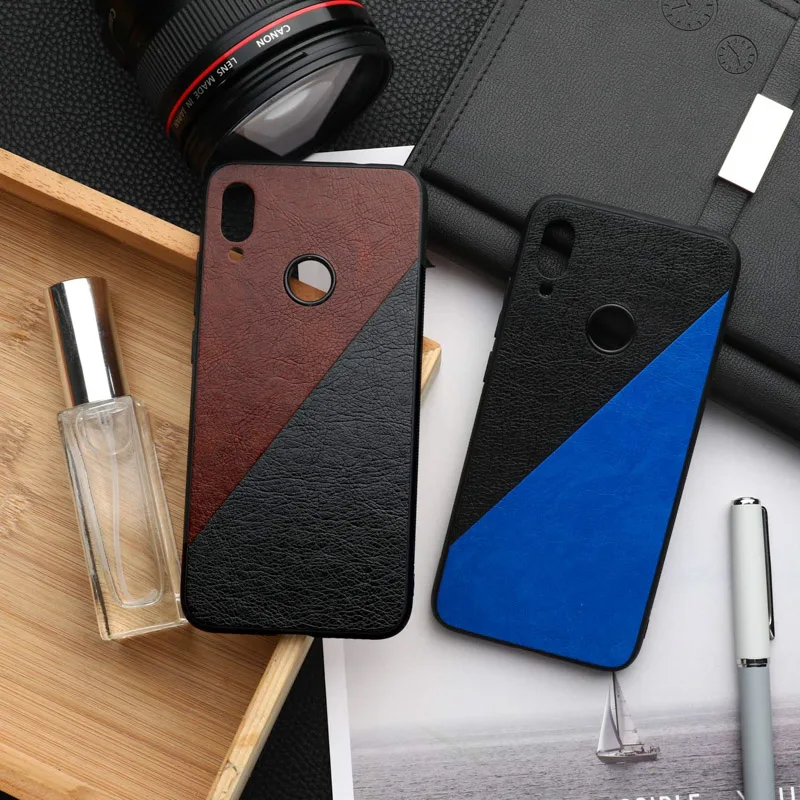 Чехол из искусственной кожи для Xiaomi Redmi Note 8 Pro силиконовый чехол телефона задний