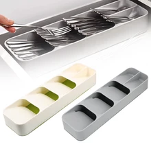 Ложка Вилка разделительная стойка для Хранения Ящика Органайзер лоток кухонный ящик для хранения столовых приборов Органайзер