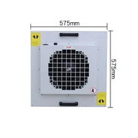 FFU Air Purifier 575*575 (2*2) FFU Fan Filter Clean Shed High Efficiency Purification Machine Hundred-Level Purification 220V 2