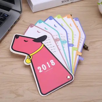 

Dog Stand Up Planner Schedule Desk Calendar Cute Gifts Table Study Planning Creative Mini Ornaments Home Office