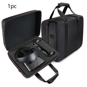 

Zipper Accessories VR Glasses Shockproof Sponge Carry Case Removable Hook Storage Bag Protection For Oculus Rift S PC-Powered