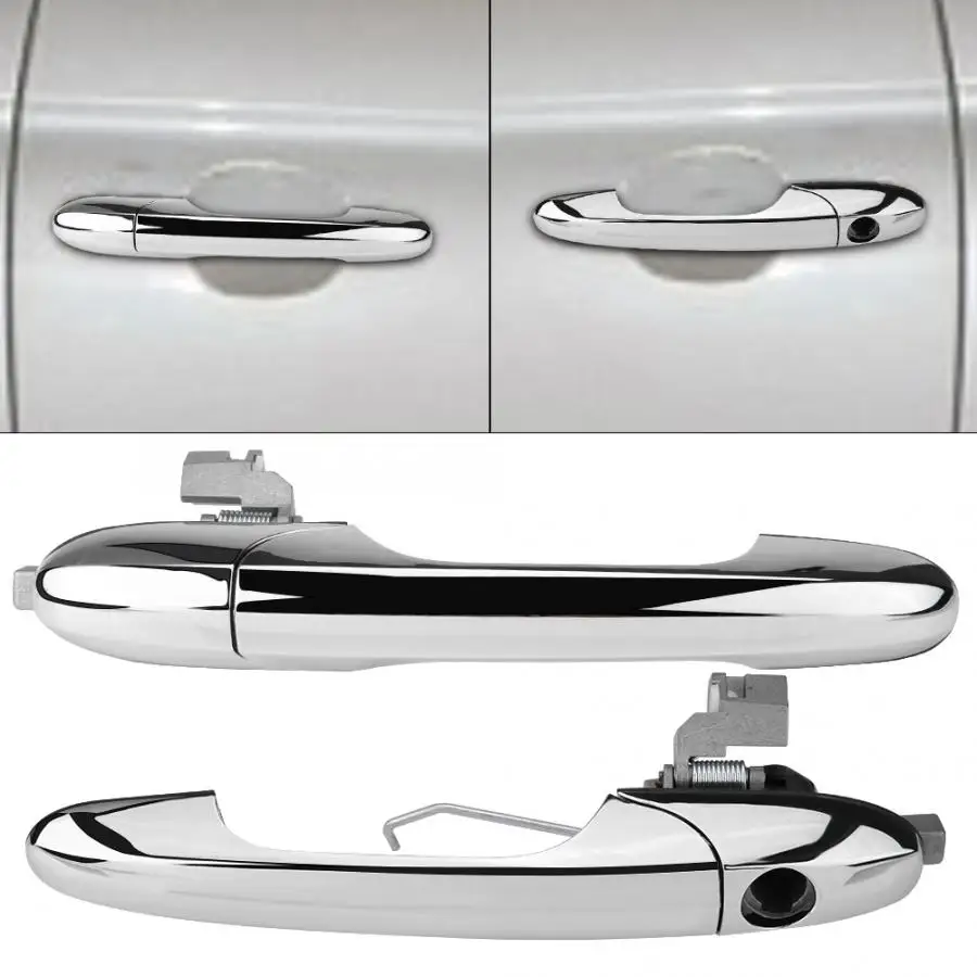Car Right-Hand Drive Outside Exterior Outer Door Handle Driver Passenger Side for Fia_t 500 Left Outside Exterior Door Handle 