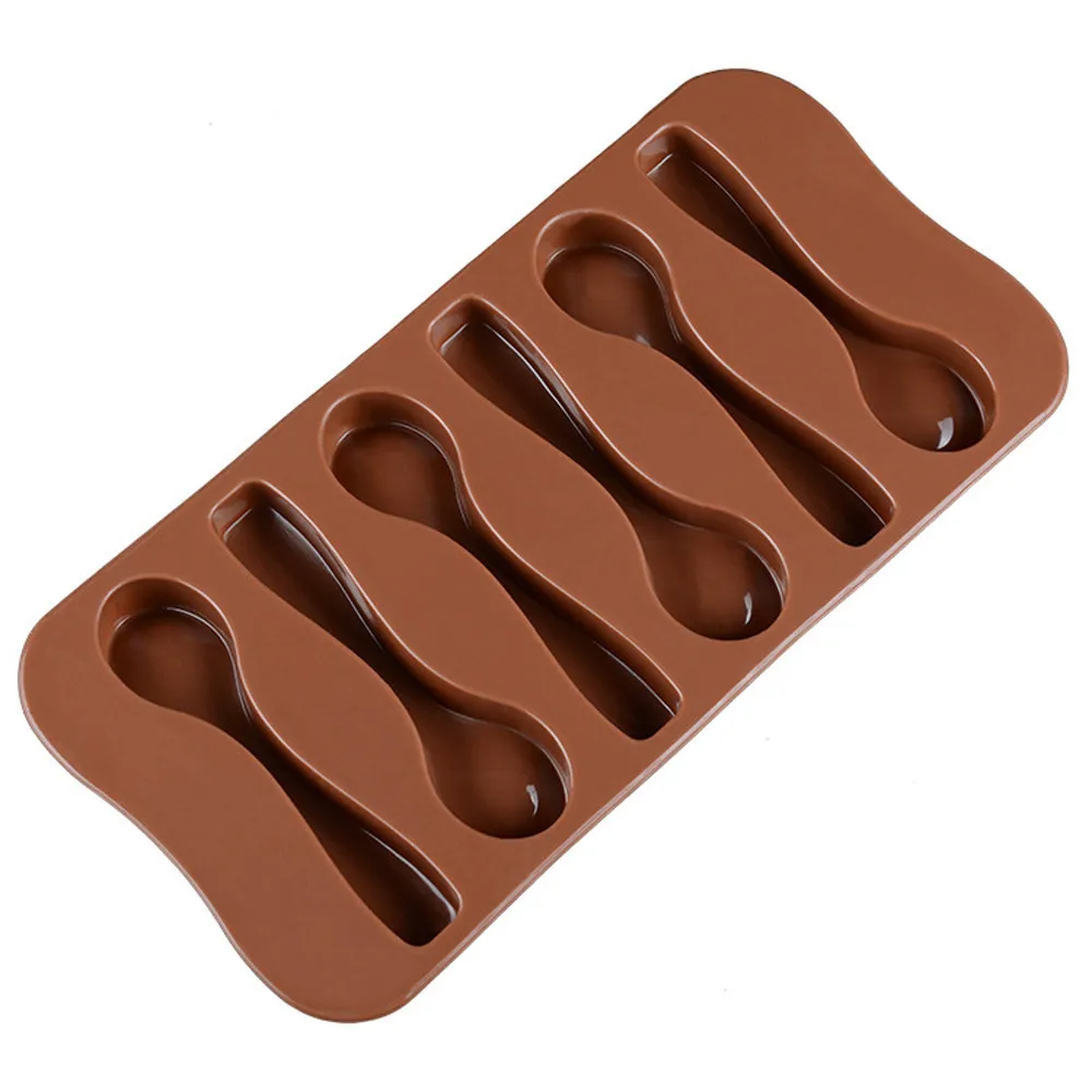 Новая силиконовая форма для шоколада, ложки для выпечки, форма для выпечки, инструменты для выпечки, антипригарная форма для печенья, торта, желе и конфет, 3D форма, сделай сам, хорошая 18
