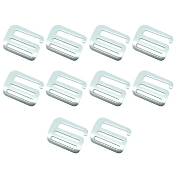 

10 Pcs Quick Release Metal Backpack Strap Climbing Outdoor Multifunctional Belt Tools Webbing Buckle Fixing Accessories Hardware