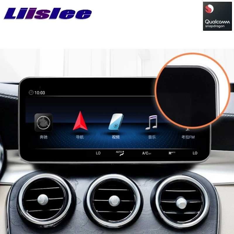 Для Mercedes Benz MB C GLC GLA CLA A~ NTG Liislee NAVI Автомобильный мультимедийный плеер беспроводной CarPlay радио gps навигация