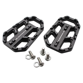 

Aluminum Motorcycle Footpegs Foot Pegs Pedals Foot Rests Wide Front Pedals Black for HONDA CB500X CB500 X CB500-X 2015 2016