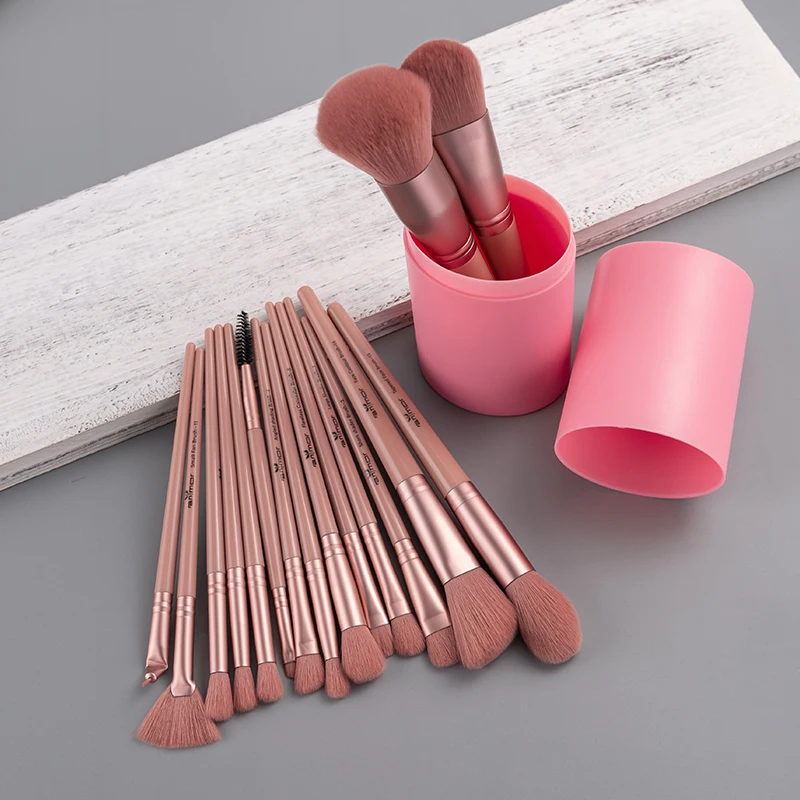 

Anmor Makeup Brushes Set For Foundation Powder Highlighter Make Up Brush Kit Eyeshadow Blending Eyebrow Eyeliner Cosmetic Tool