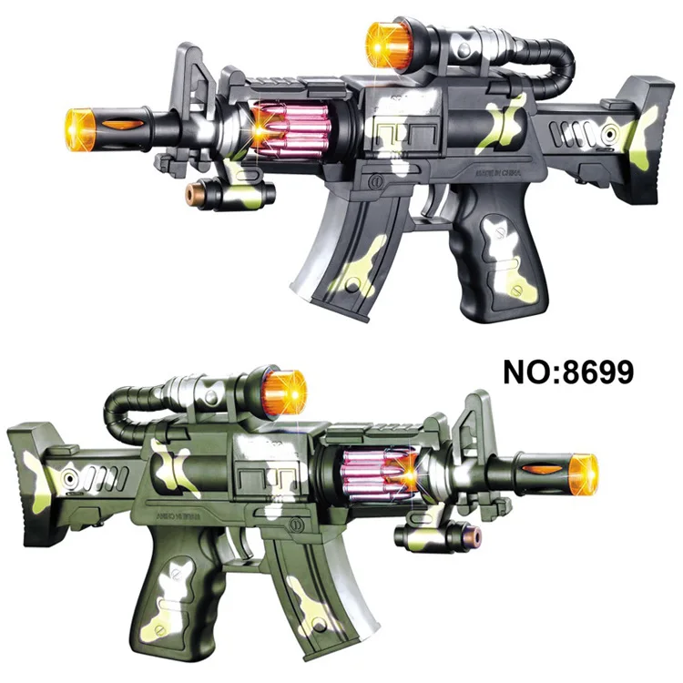 

Hot Sales 8699 Electric Toy Gun Sound And Light Submachine Gun Children Cap Gun Boy Toy Rifle Shining/Shock