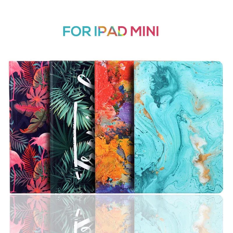Милый мультяшный чехол для iPad Mini 3 2 1 из искусственной кожи Мягкая силиконовая