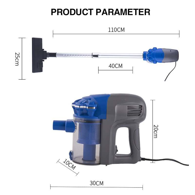 US $40.79 9pcsMite Removal Brush Handheld Vacuum Cleaner Cyclone Filter 10000Pa Strong Suction Dust Collector Aspirator Dust Cleaner 2020