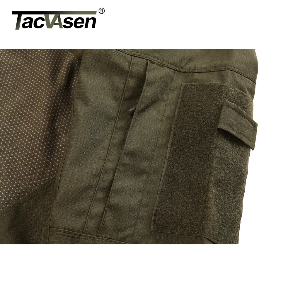 TACVASEN Kaus Taktik Musim Panas Pria 