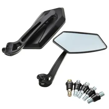 

Stylish Creative 2Pcs 8/10mm Universal Motorcycle Handlebar Rear View Side Mirrors Replacements