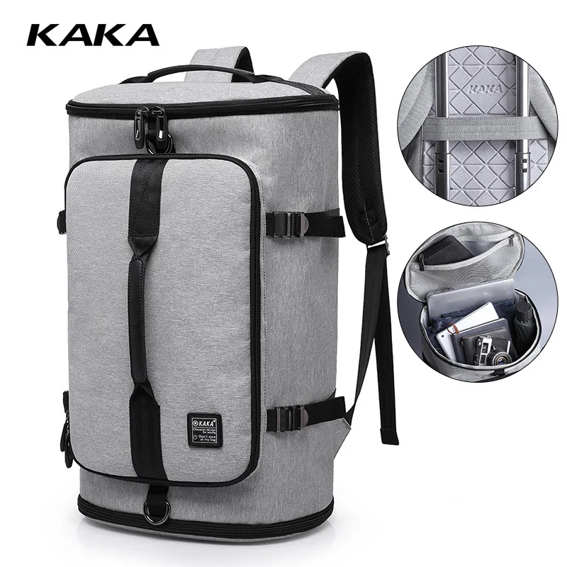 

Kaka New Style Large-Volume Schoolbag Travel Backpack Men's Hand Multi-functional Computer Backpack