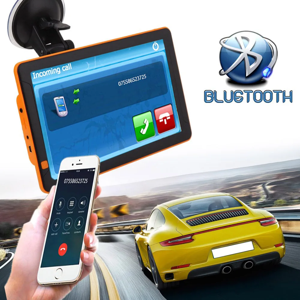 Автомобильный gps навигатор gps9 навигация Bluetooth AVLN|GPS для транспорта| |