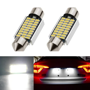 

2x LED CANbus Dome Festoon 3014 Error free License Number Plate Light Bulbs For BMW E36 E39 E46 E90 E91 E92 E53 E60 E65 E71