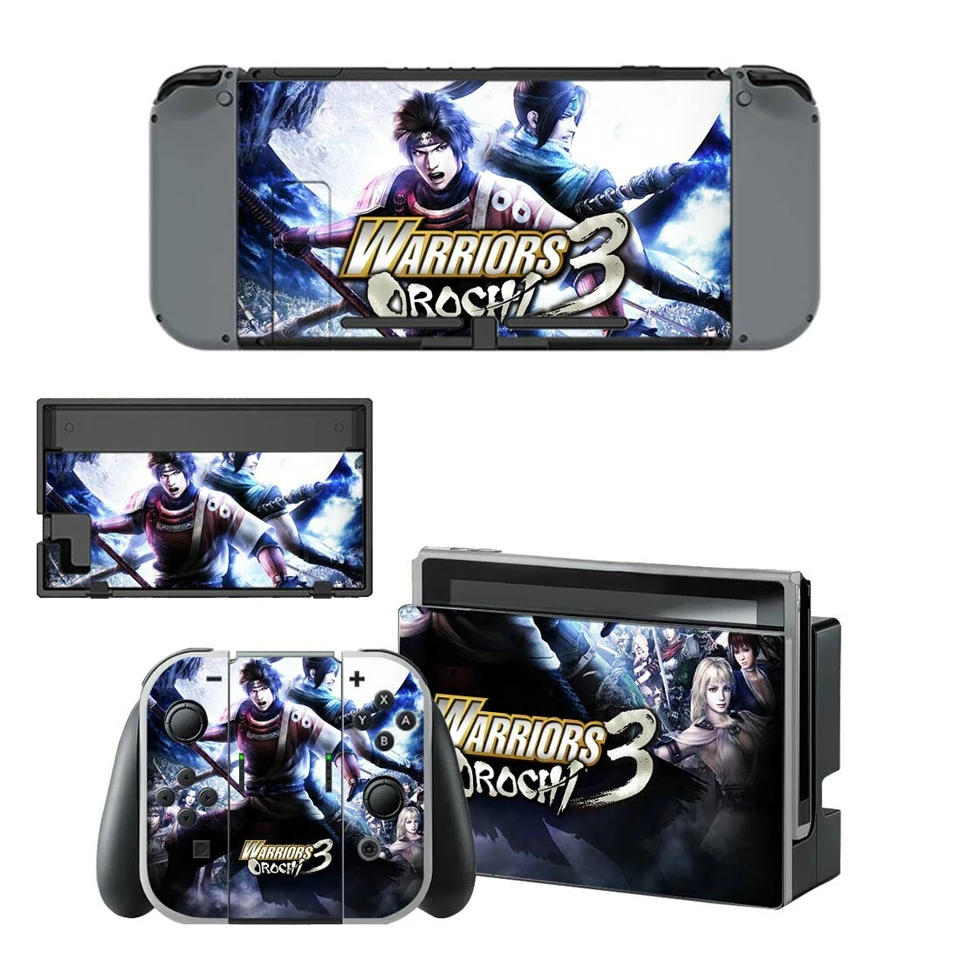 Kind переключатель кожи наклейка, воины Orochi виниловая наклейка s комплект для nintendo Switch консоль и контроллер и док-станция - Цвет: YSNS1296