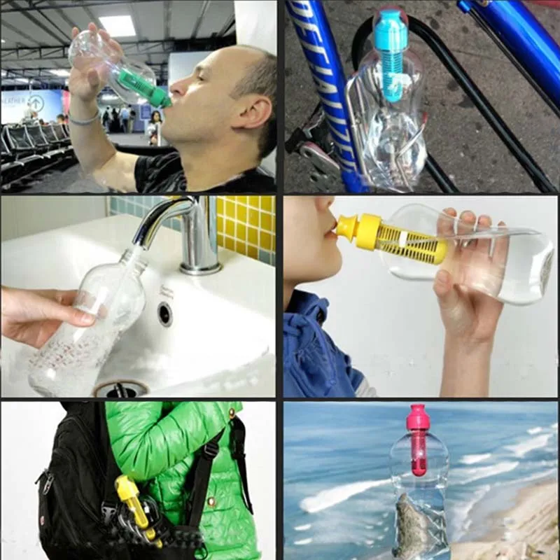 TEENRA-500Ml-Carbon-Filter-Water-Bottle-Outdoor-PE-Drinking-Bottle-Travel-Fliter-Water-Bottle-Portable-Sports