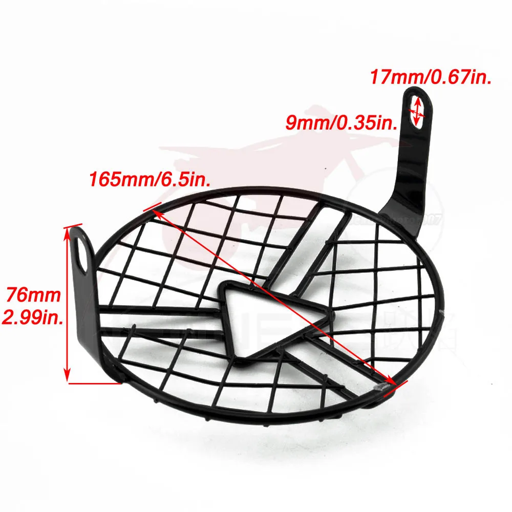 7 inch Motorcycle Universal Vintage Headlight Protector Retro Grill Light Lamp Cover For Harley Ducati Chopper Yamaha Cafe Racer