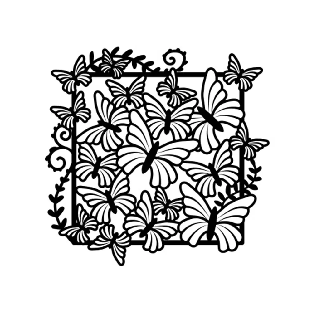 YaMinSanNiO бабочка фон для резки металла Fujiman Скрапбукинг для изготовления открыток декоративное тиснение поделки трафарет