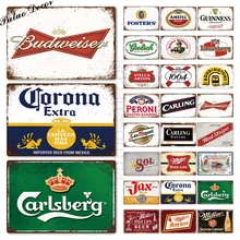 Пивная металлическая табличка, металлический винтажный жестяной знак паба, металлическая пластина, Настенный декор для бара, паба, клуба, человека, пещеры, декоративные тарелки