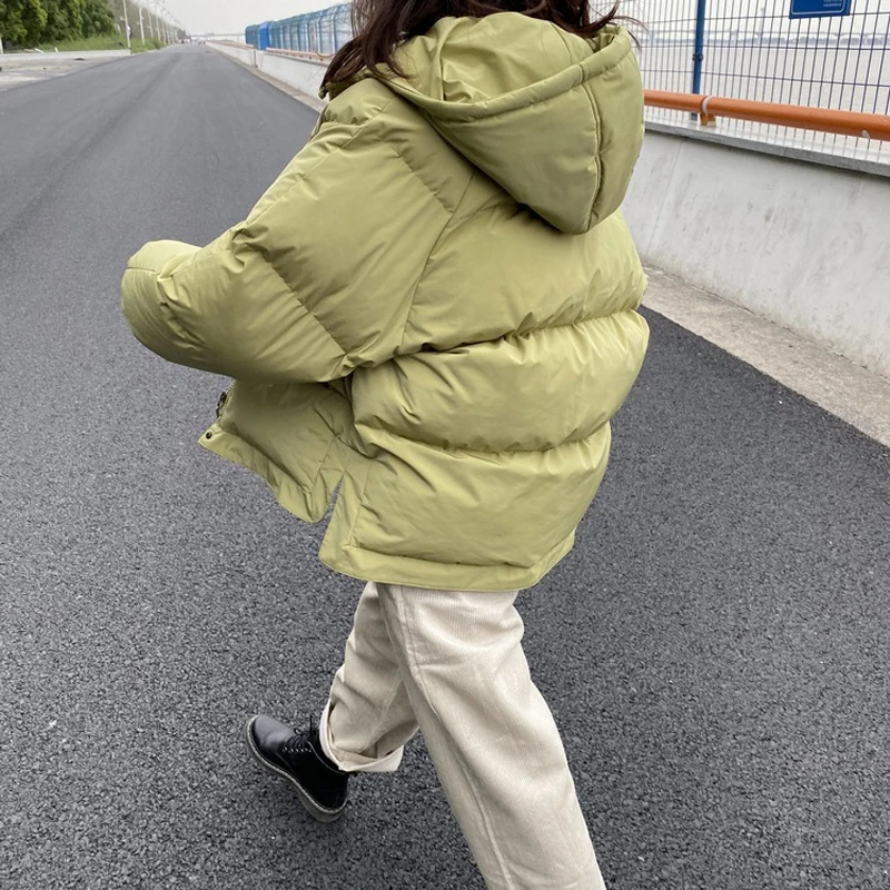CamKemsey новые зимние пальто женские осенние повседневные однотонные пуховики с хлопковой подкладкой теплые зимние парки с капюшоном куртки женская верхняя одежда