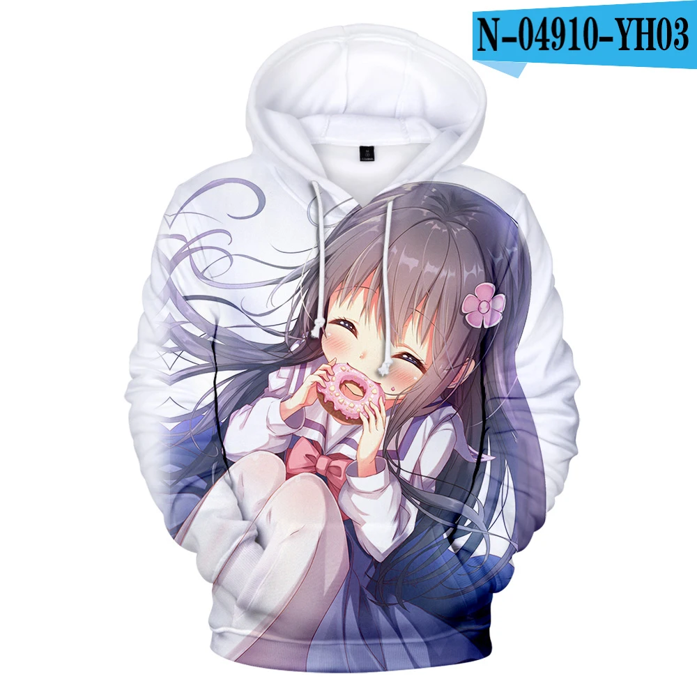 Wataten-An Angel прилетел ко мне 3D Новые Kpop корейские повседневные модные мягкие толстовки с длинными рукавами - Цвет: Бежевый