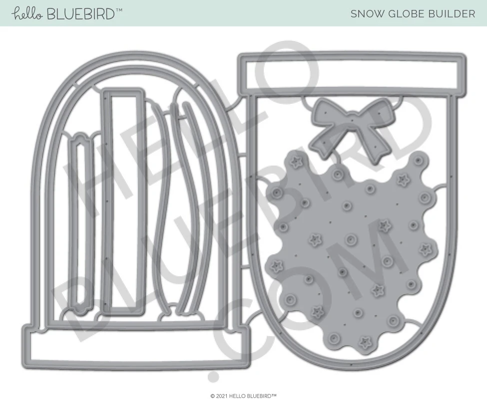 Metal Cutting Dies Snow Globe Builde Die Cut Scrapbook Paper Craft