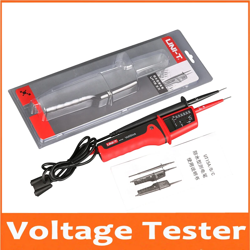 

Waterproof Type Voltage Testers; AC/DC Voltage Test, Phase Rotation Test/Single Lead (L2) Voltage Detection