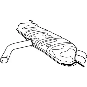 

Muffler VW GOLF 1.9TDI 03 FENNO P7578