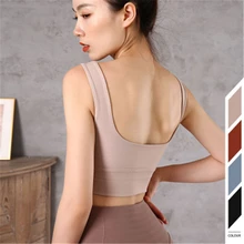 Сексуальный женский бюстгальтер для фитнеса, мягкий компрессионный спортивный бюстгальтер, топ, спортивная одежда, Быстросохнущий эластичный кроп-топ, сексуальный топ для бега, женский бюстгальтер для йоги