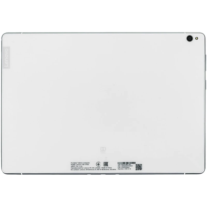 Планшет Lenovo Tab P10 TB-X705L Snapdragon 450 8C/3Gb/32Gb 10.1" IPS 1920x1200/3G/4G/And8.1/белый/BT