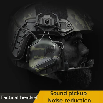 

Anti-noise Military Shooting Headsets Tactical Hearing Protect Headset Sound Pickup CS Wargame Headphone Hunting Accessories