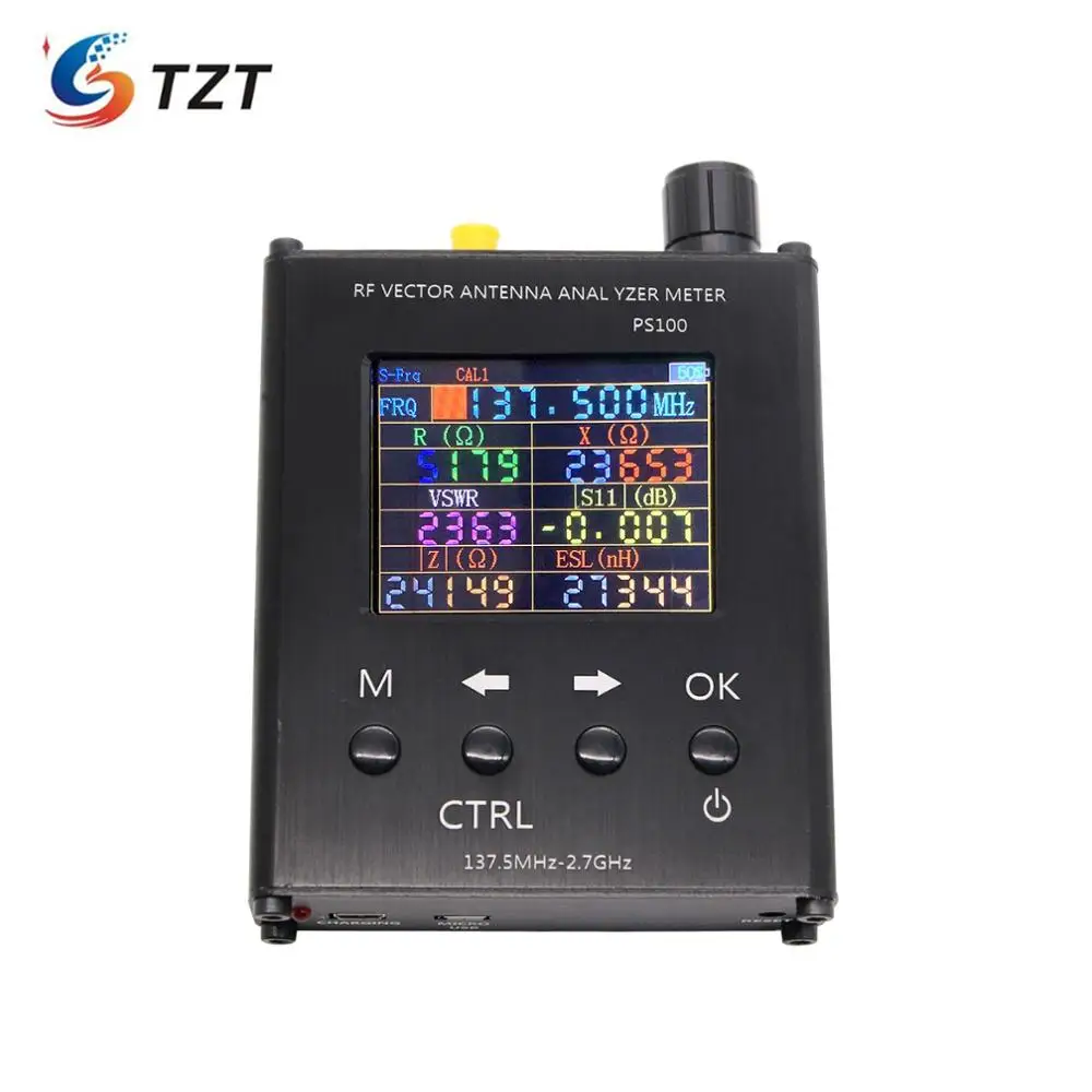 Антенна TZT PS100/N1201SA 137 5 МГц-2 7 ГГц анализатор УФ-частоты тестер счетчиков SWR |
