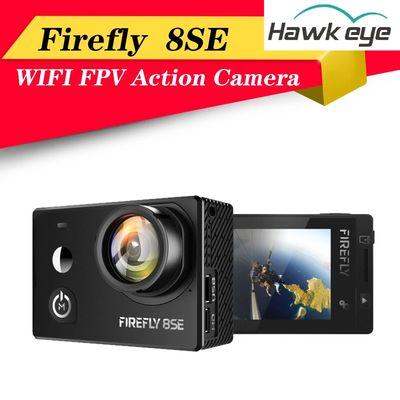 Экшн-камера Hawkeye Firefly 8SE 4K 90 и 170 градусов Wi-Fi FPV | Игрушки хобби