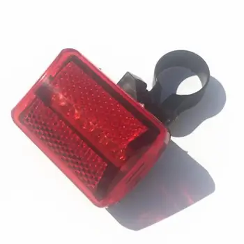 

Motorcycle Bicycle 5 Lamp Bead Tail Lamp Safety Warning Light with Flashing Function