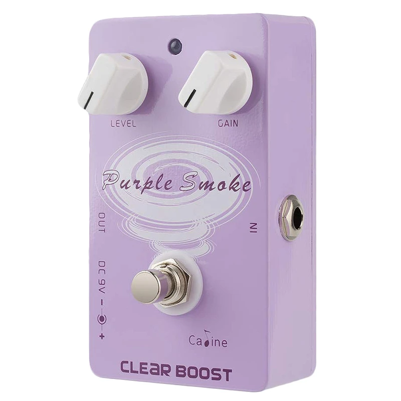 

Caline CP-22 Clean Boost Guitar Effect Pedal Purple True Bypass Guitar Parts Accessories