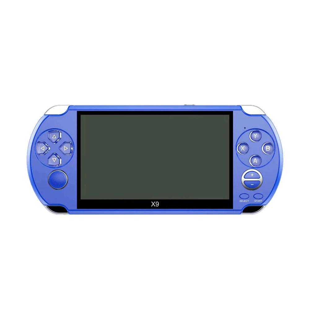 LCD Display Camera Music Gift Rechargeable 5.1 Inch Game Console Handheld Player Kids Movies Video